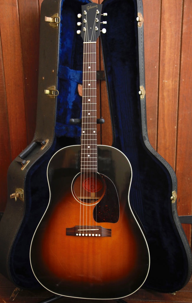 Gibson "Early" J-45 Vintage Sunburst Acoustic-Electric Guitar 1999 Pre-Owned