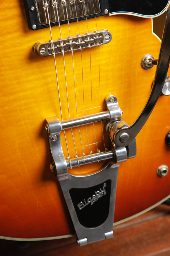 Eastman T486B-GB Gold Burst Semi-Hollow Electric Guitar