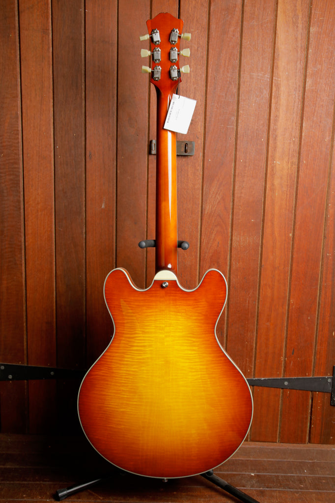 Eastman T486B-GB Gold Burst Semi-Hollow Electric Guitar