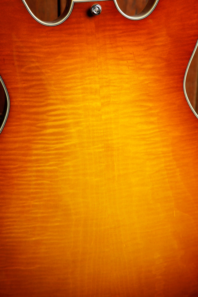 Eastman T486B-GB Gold Burst Semi-Hollow Electric Guitar