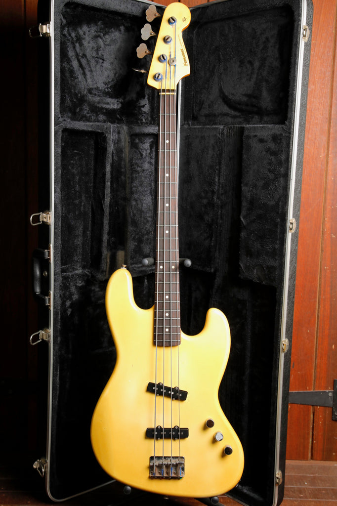 Fernandes JBR-45 1980's J-Bass Guitar Vintage White Pre-Owned