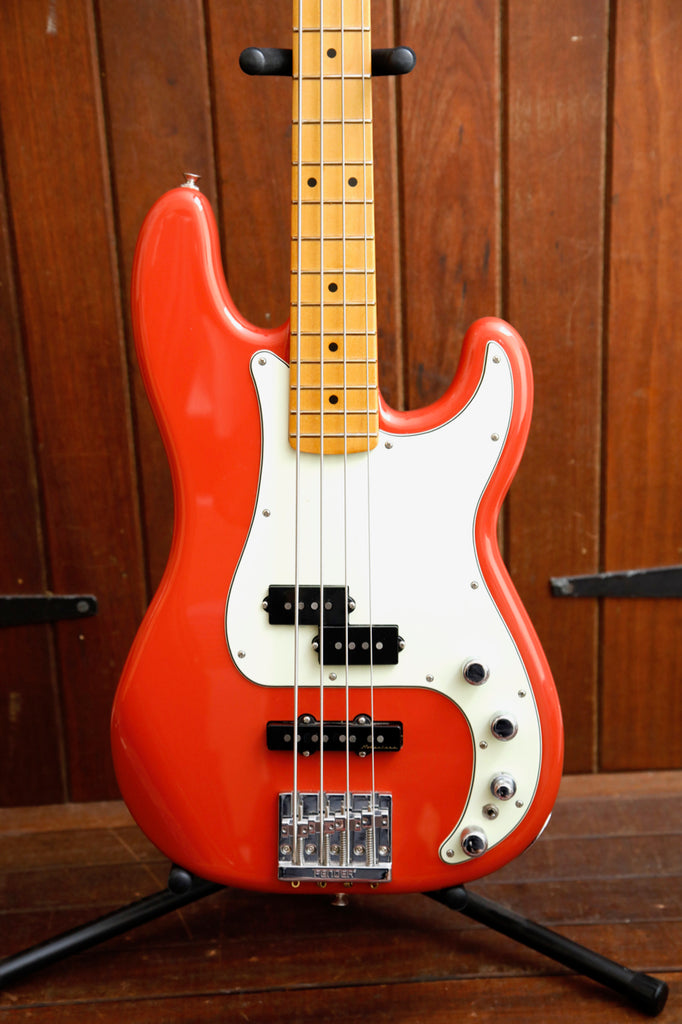 Fender Player Plus Active Precision Bass Fiesta Red 2023 Pre-Owned