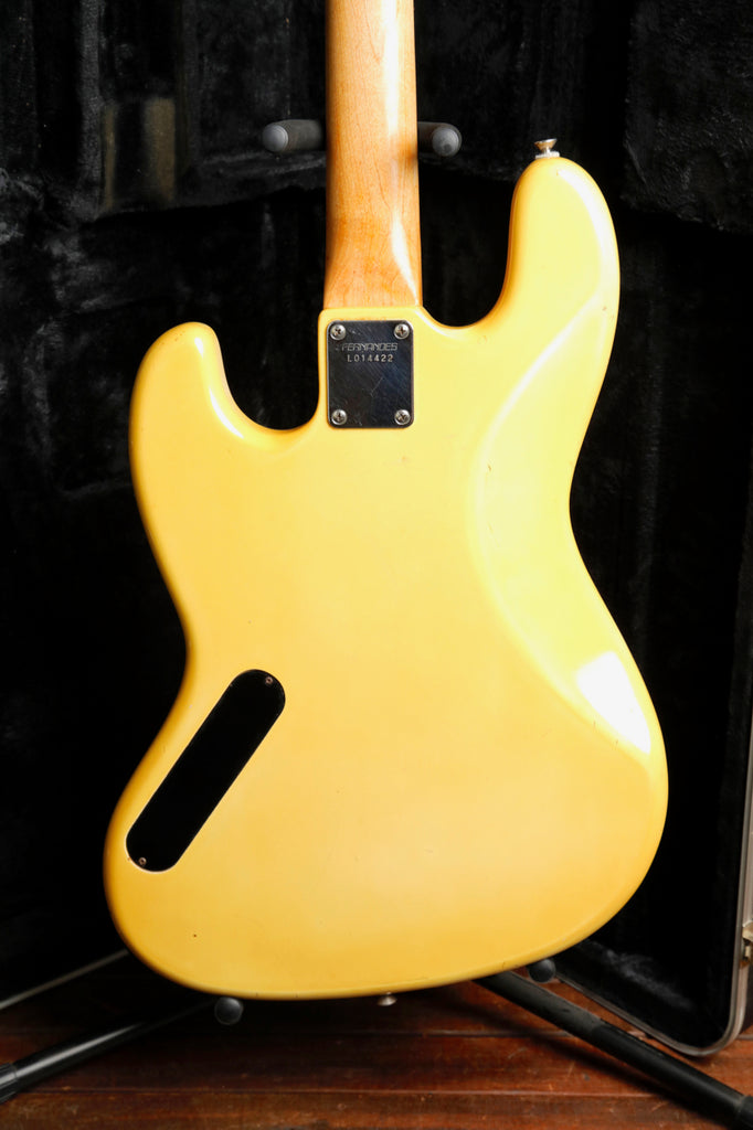 Fernandes JBR-45 1980's J-Bass Guitar Vintage White Pre-Owned