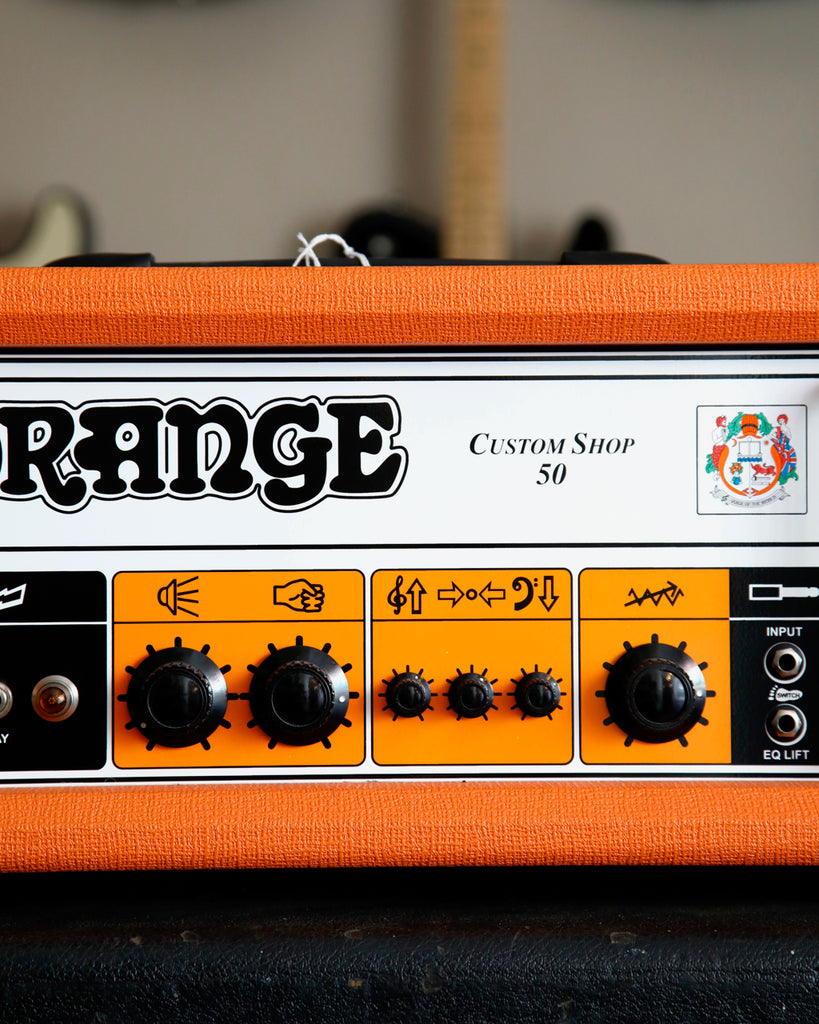 Orange Custom Shop 50 Hand-Wired 50-Watt Valve Amplifier Head Pre-Owned