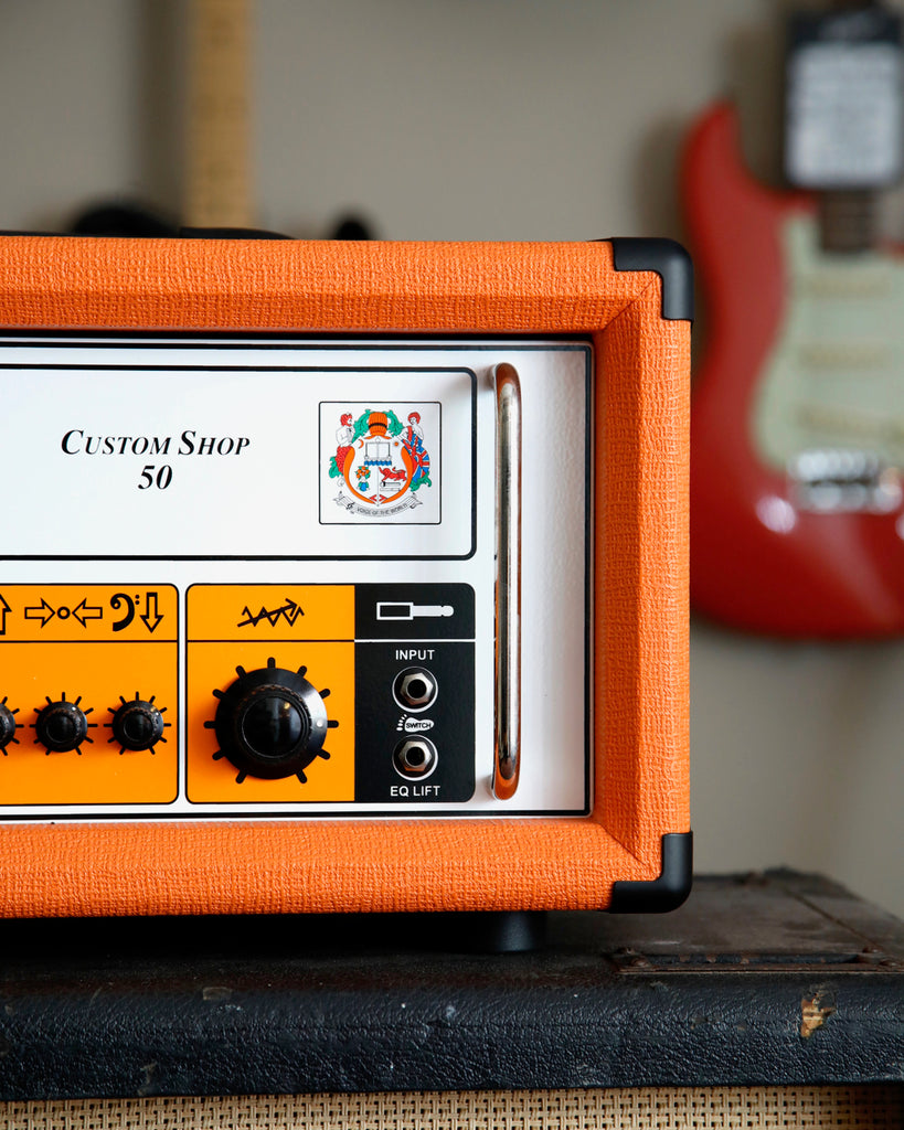 Orange Custom Shop 50 Hand-Wired 50-Watt Valve Amplifier Head Pre-Owned