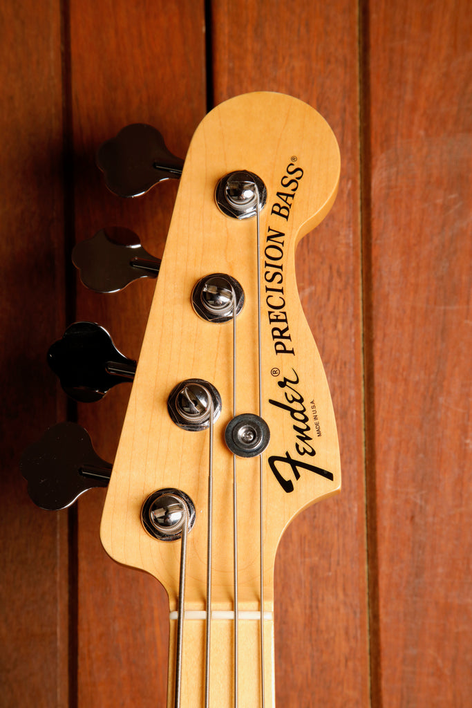 Fender American Deluxe Precision Bass Natural Ash Bass Guitar 2011 Pre-Owned