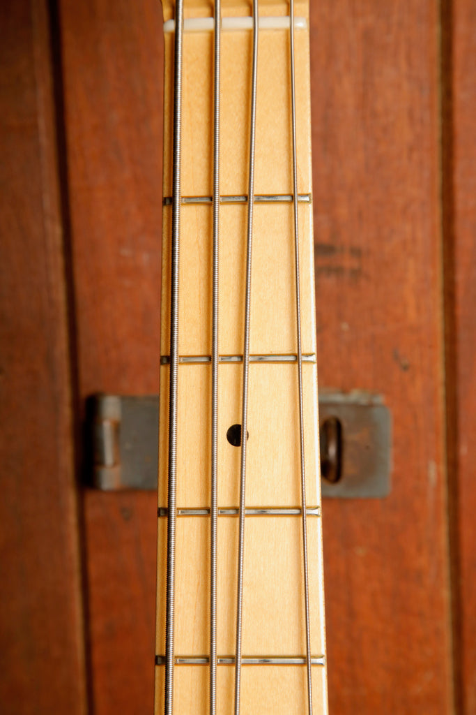 Fender American Deluxe Precision Bass Natural Ash Bass Guitar 2011 Pre-Owned