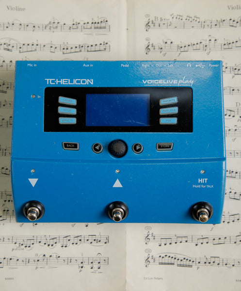 TC Helicon VoiceLive Play Vocal Effects Pedal Pre-Owned