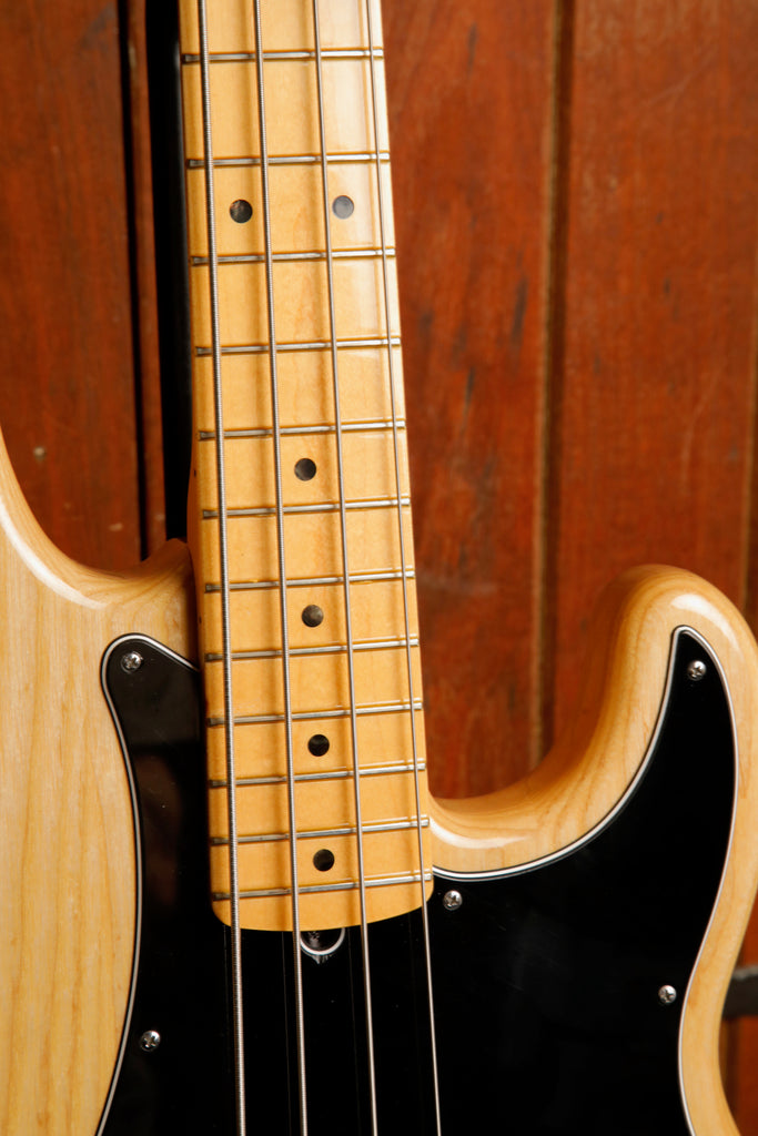 Fender American Deluxe Precision Bass Natural Ash Bass Guitar 2011 Pre-Owned