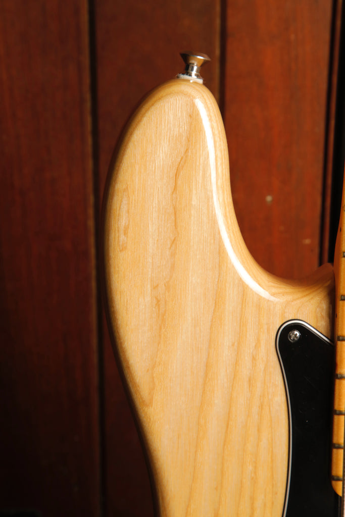 Fender American Deluxe Precision Bass Natural Ash Bass Guitar 2011 Pre-Owned