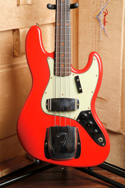 Fender Custom Shop LTD '64 Jazz Bass Journeyman Aged Fiesta Red Pre-Owned
