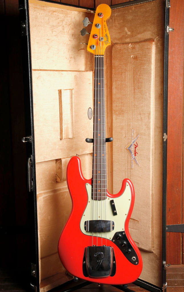 Fender Custom Shop LTD '64 Jazz Bass Journeyman Aged Fiesta Red Pre-Owned