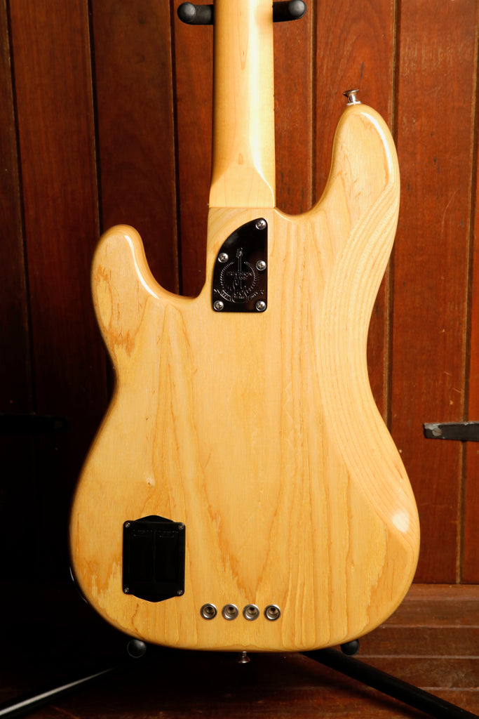 Fender American Deluxe Precision Bass Natural Ash Bass Guitar 2011 Pre-Owned
