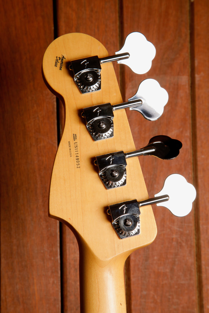 Fender American Deluxe Precision Bass Natural Ash Bass Guitar 2011 Pre-Owned