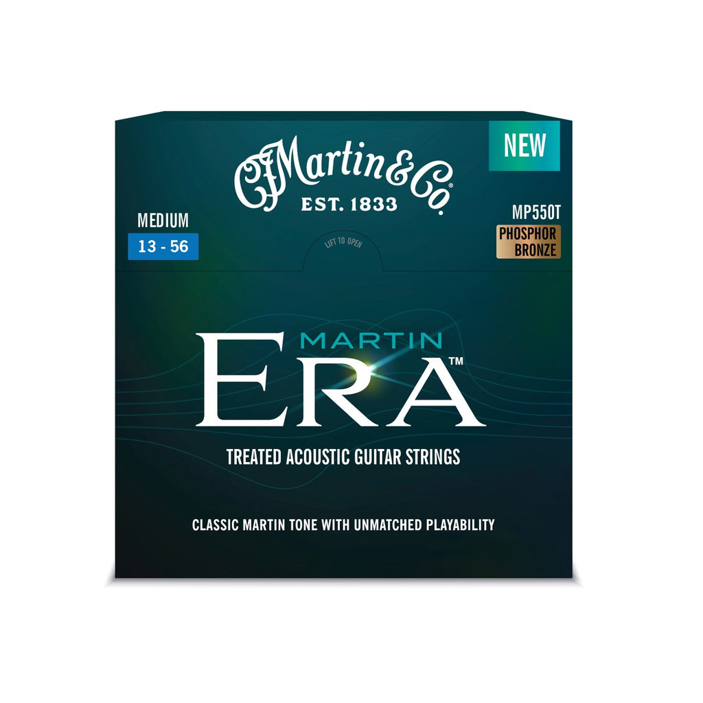 Martin Era Medium 13-56 Treated Acoustic Phosphor Bronze Guitar Strings