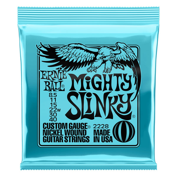Ernie Ball 8.5-40 Nickel Mighty Slinky Electric Guitar Strings 2228