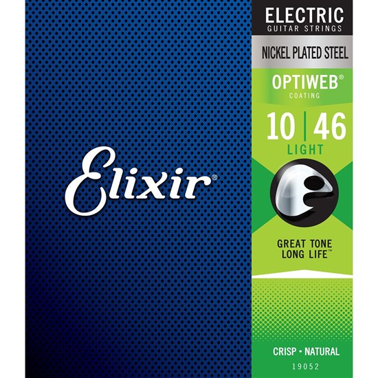 Elixir 19052 Optiweb Electric 10-46 Guitar Strings