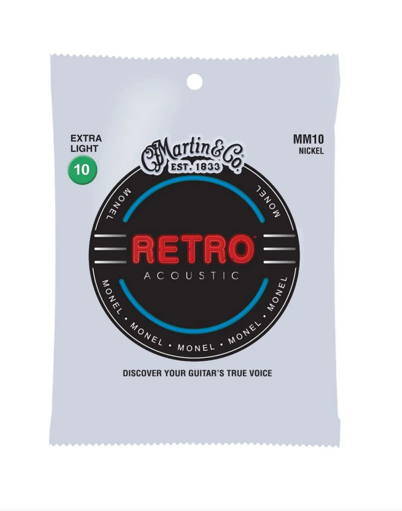 Martin Retro 10-47 Monel Acoustic 12-string Guitar String MM1012