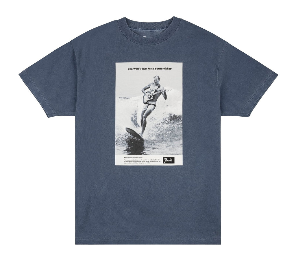 Fender Vintage Ad, Surfer T-Shirt, Ocean