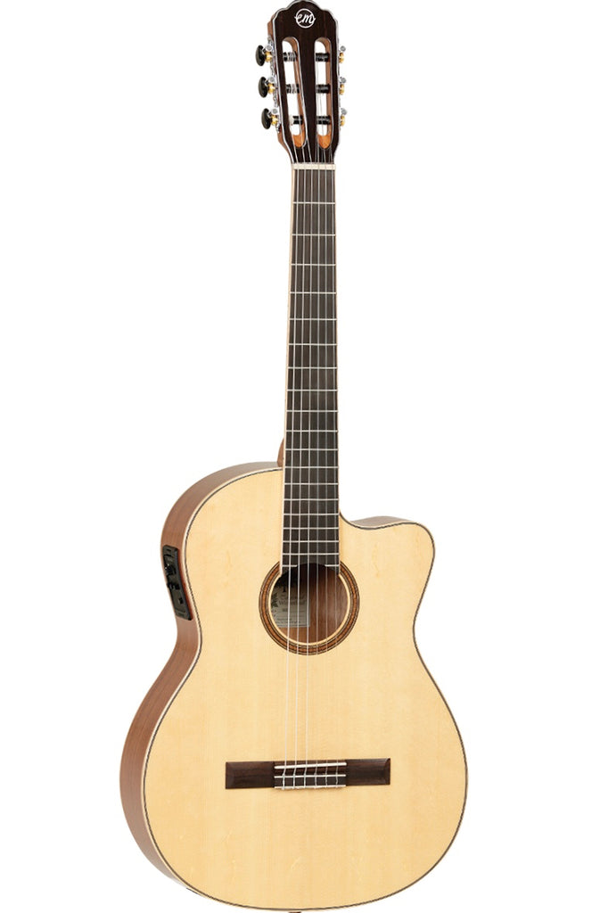 Tanglewood TWEMDC6 Enredo Madera Dominar Solid Spruce Top Classical Acoustic-Electric Guitar