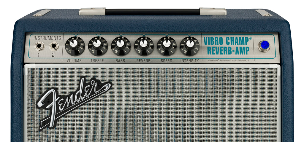 Fender '68 Custom Vibro Champ Reverb FSR Navy Blue Amplifier Pre-order