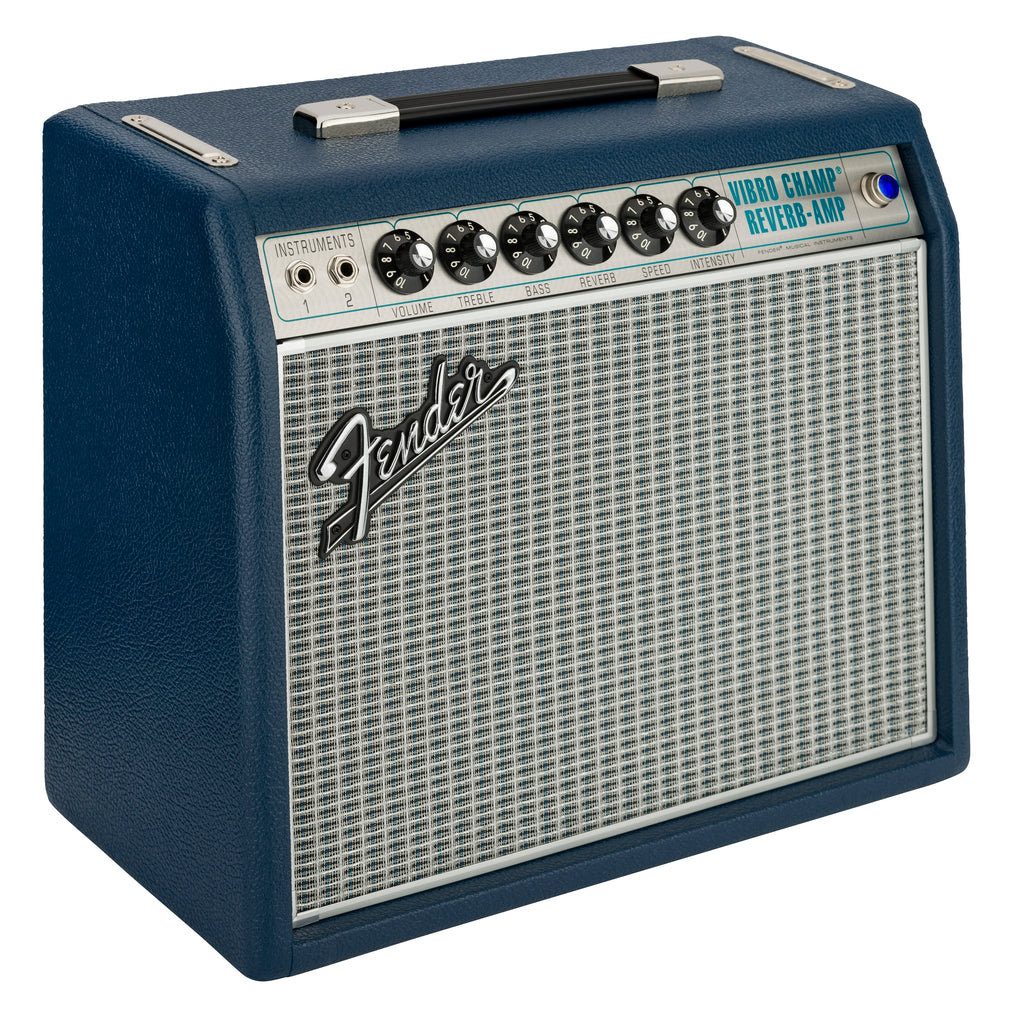 Fender '68 Custom Vibro Champ Reverb FSR Navy Blue Amplifier Pre-order