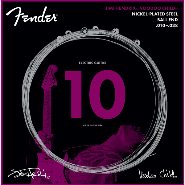 Fender Jimi Hendrix Voodoo Child 10-38 Electric Guitar Strings