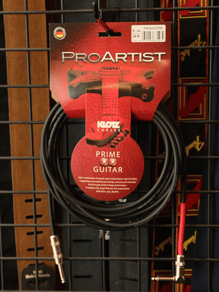 Klotz Pro Artist 20ft Guitar Cable - The Rock Inn