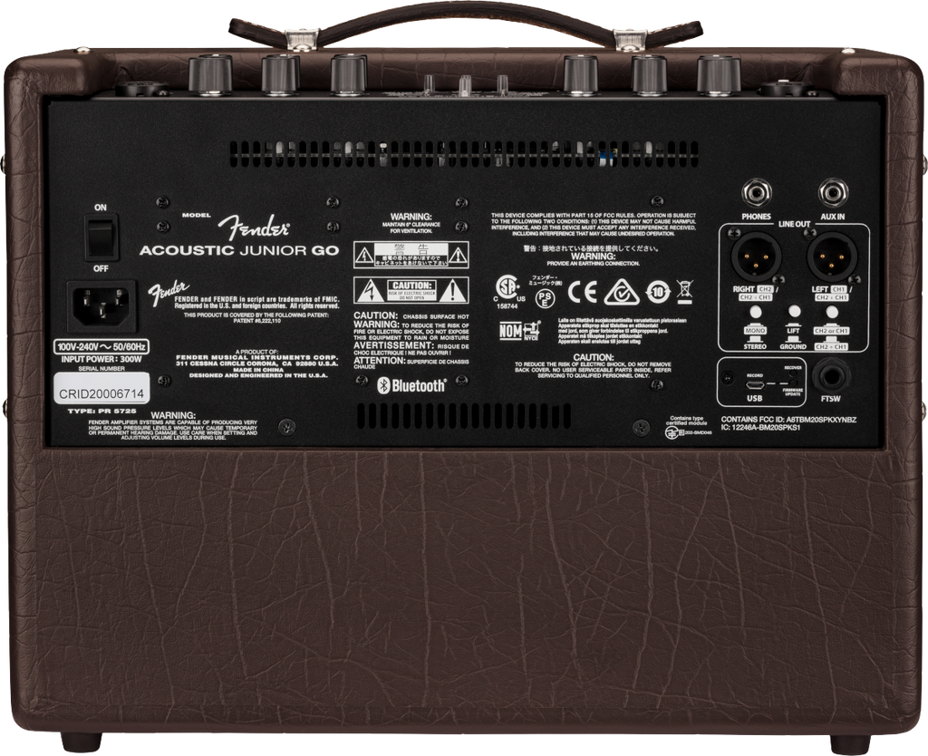 Fender Acoustic Junior GO 100w Acoustic Guitar Amplifier