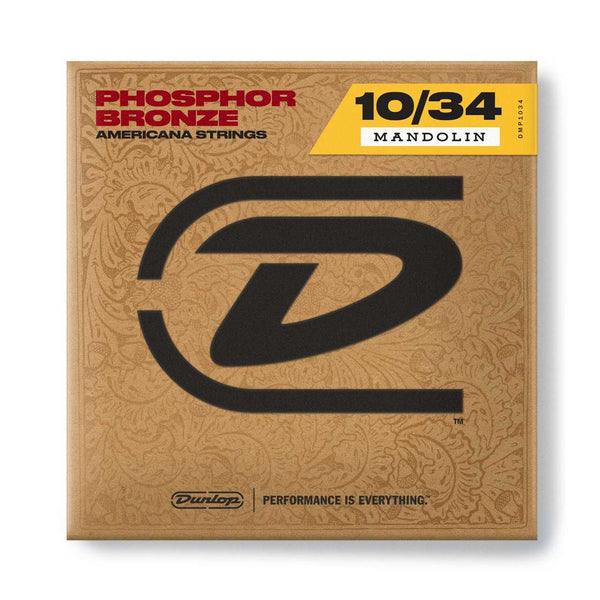 Dunlop Phosphor Bronze Mandolin Strings DMP1034 Light 10-34