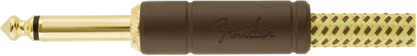 Fender Deluxe Series Instrument Cable, Straight/Straight, 10', Tweed