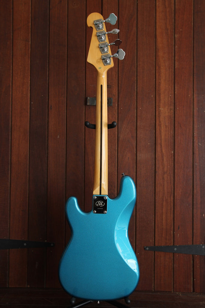 SX PB Bass 3/4 Size Solidbody Electric Bass Guitar Blue