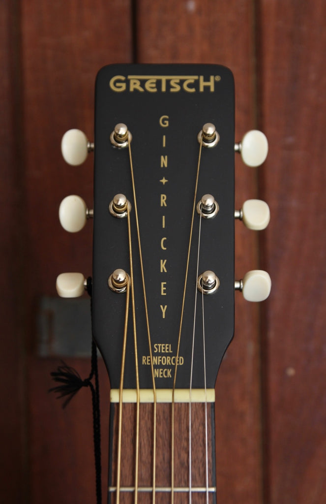 Gretsch G9520E Gin Rickey Acoustic/Electric with Soundhole Pickup Smokestack Black
