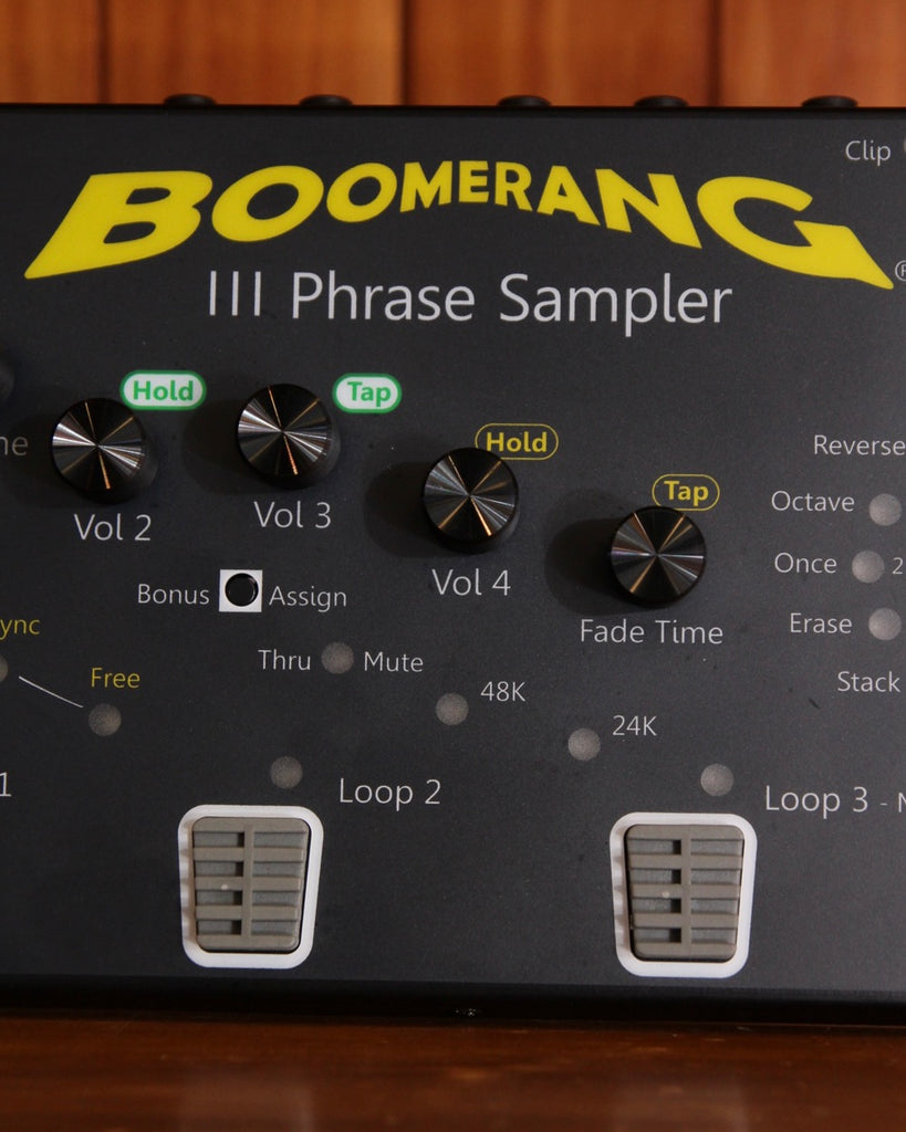 Boomerang Phrase Sampler III Looper Pedal