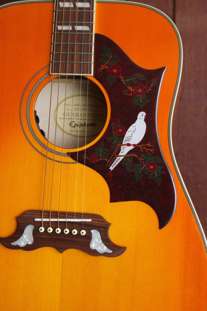 Epiphone Dove Studio Acoustic-Electric Guitar Violin Burst
