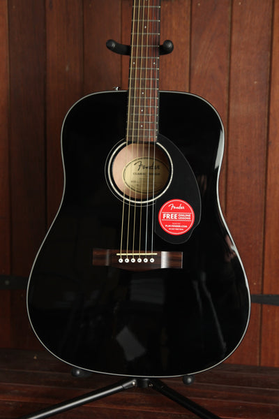 Fender CD-60S Solid Top Dreadnought Spruce Black