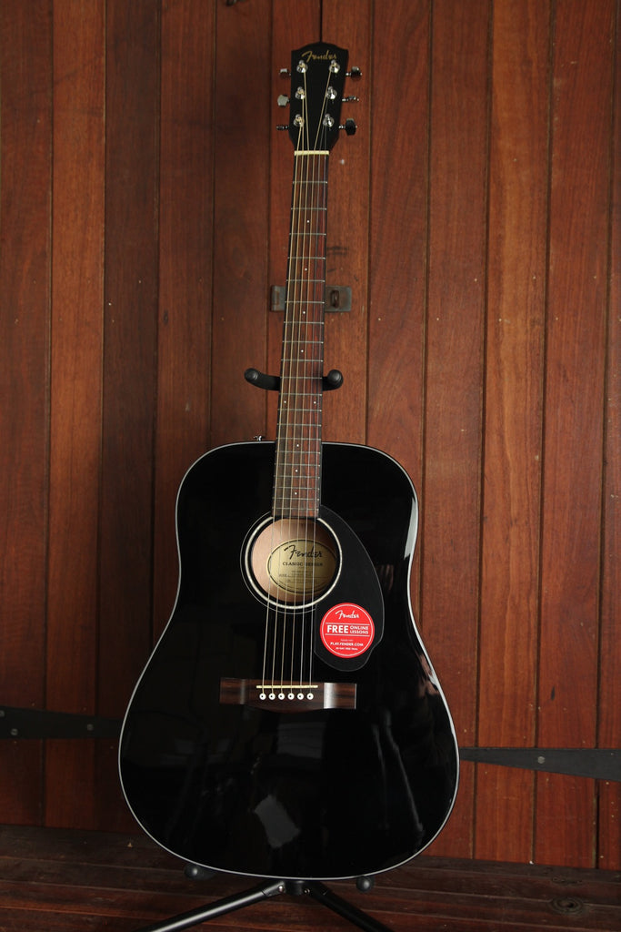 Fender CD-60S Solid Top Dreadnought Spruce Black