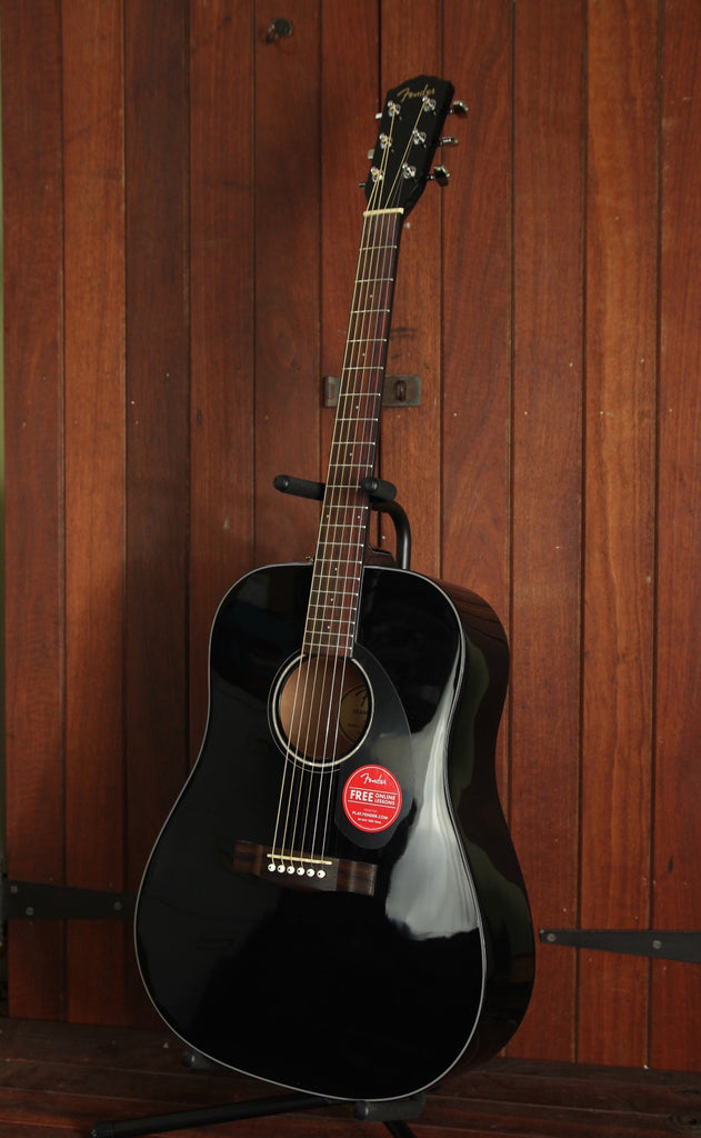 Fender CD-60S Solid Top Dreadnought Spruce Black