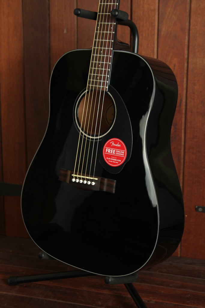 Fender CD-60S Solid Top Dreadnought Spruce Black