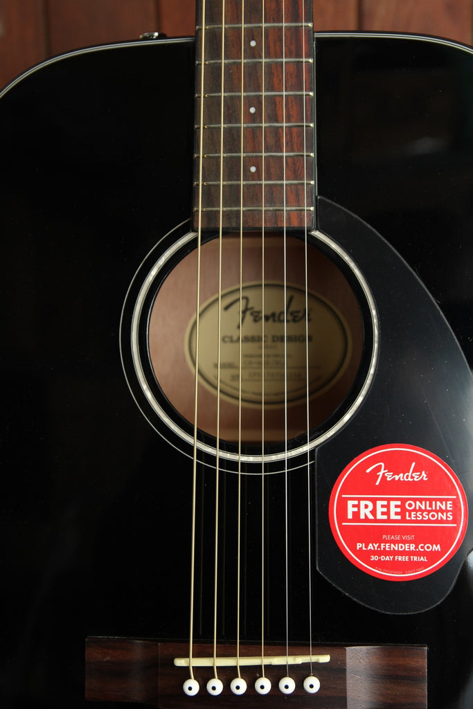 Fender CD-60S Solid Top Dreadnought Spruce Black