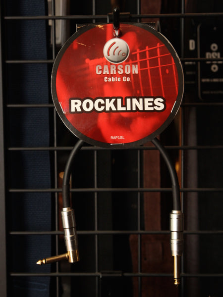 Carson 1ft Patch Lead - 1ft Straight to R/A Patch Lead - The Rock Inn