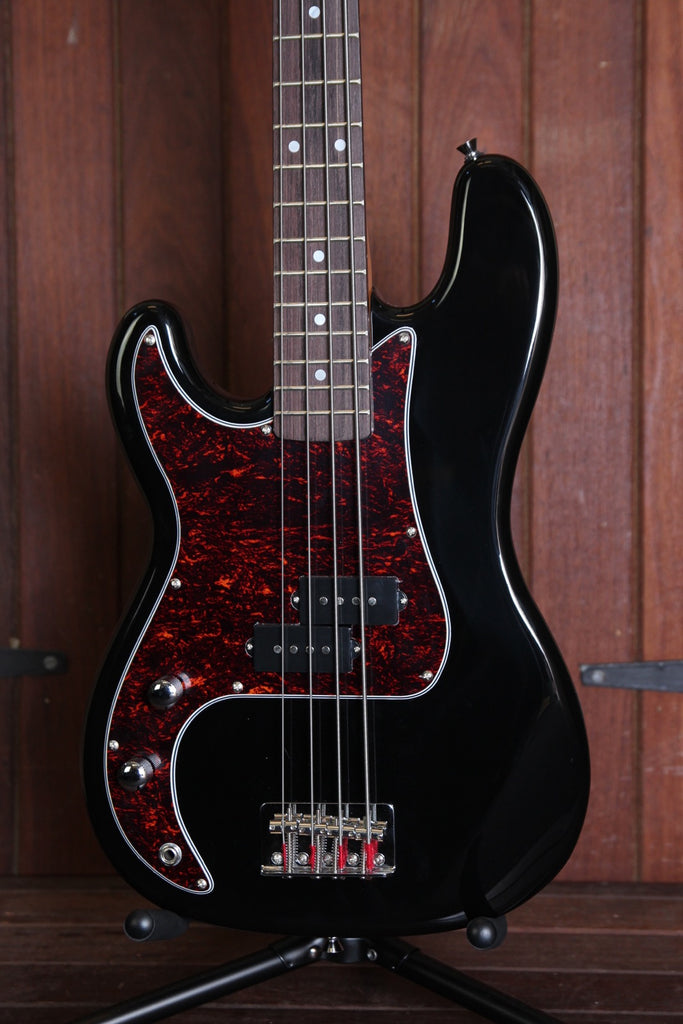 SX PB Bass 3/4 Size Solidbody Left Handed Electric Bass Guitar