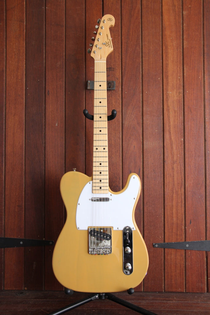 SX Vintage Series VET50 T-Style Electric Guitar in Butterscotch Blonde