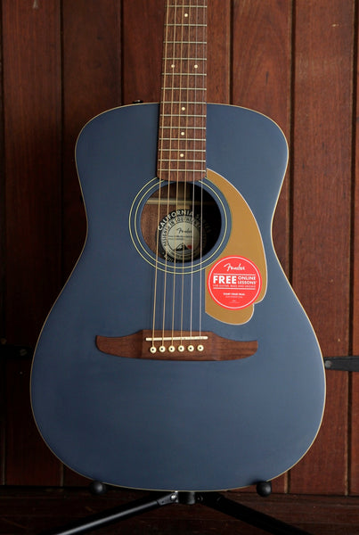 Fender California Player Malibu Satin Acoustic Guitar Midnight