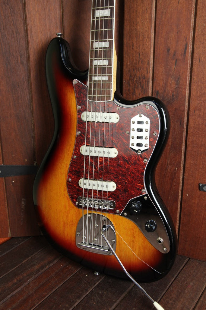 Squier Bass VI Electric 6 string Bass Sunburst - The Rock Inn