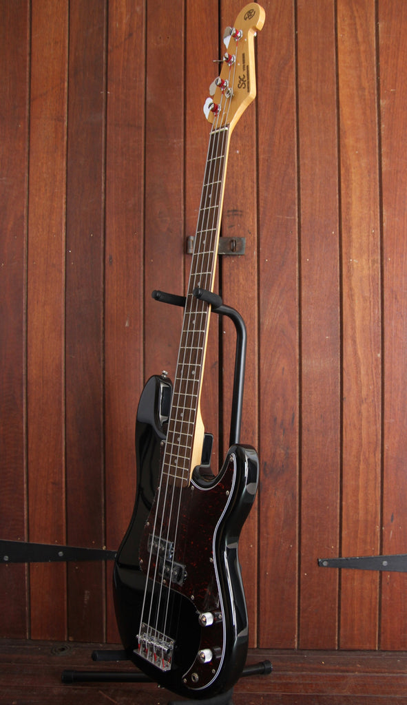 SX PB Bass Solidbody Electric Bass Guitar Black