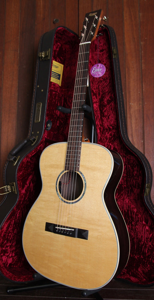 Tasman TA200O-E Acoustic-Electric Guitar with Case