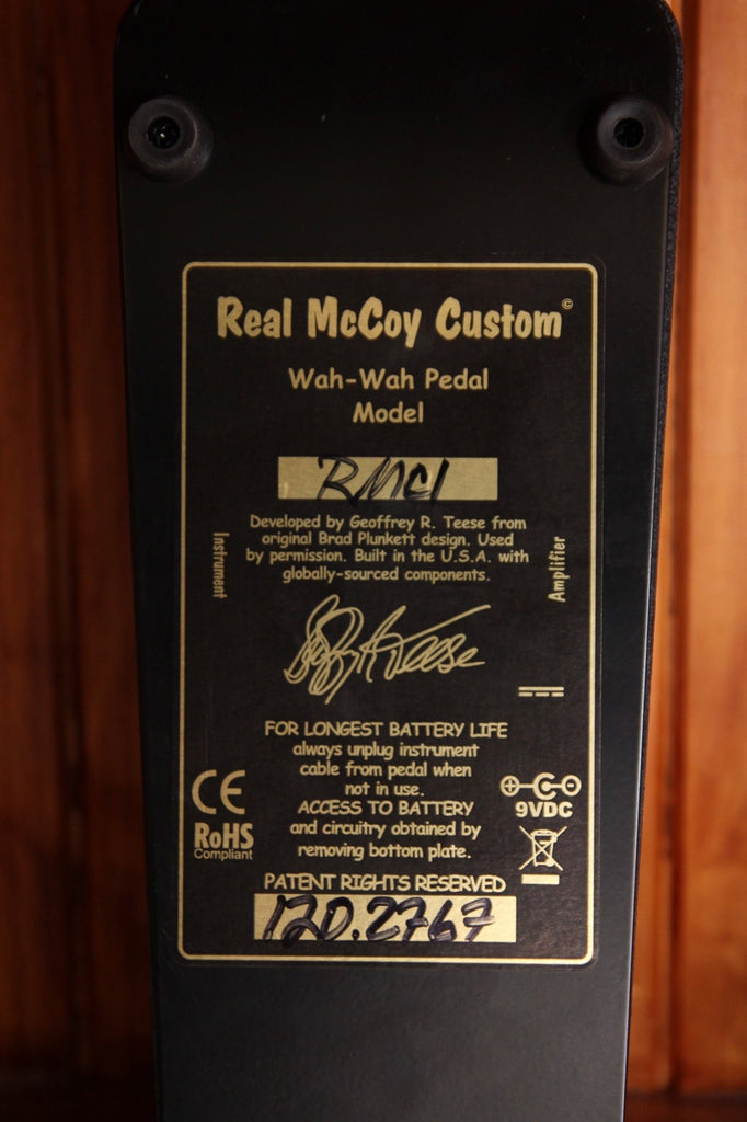 Real McCoy Custom RMC1 Wah Pedal