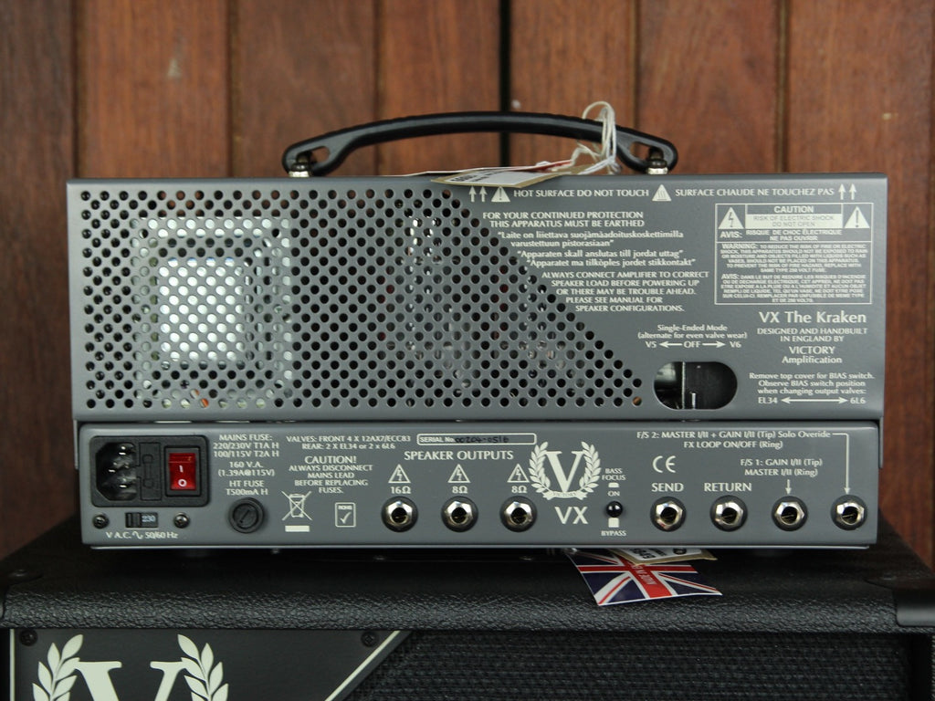 Victory Amplification VX The Kraken 50w Head 6L6 - The Rock Inn - 3
