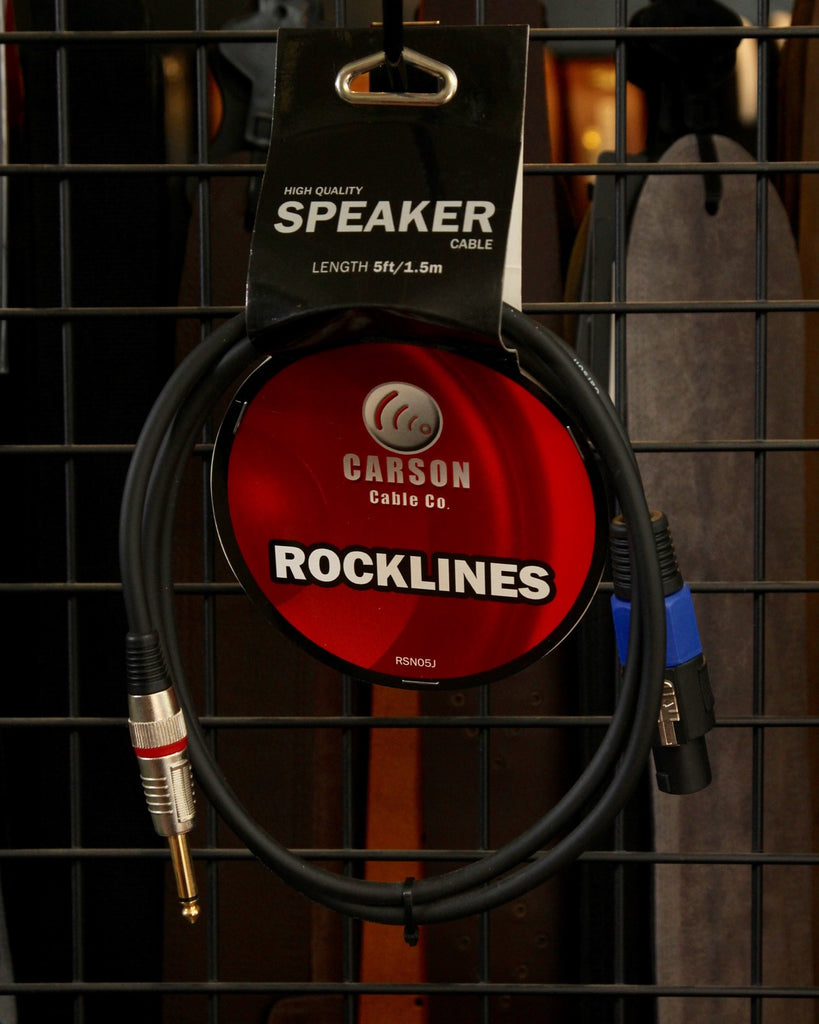 Carson Speakon-1/4 Speaker Cable 5ft RSN05J - The Rock Inn